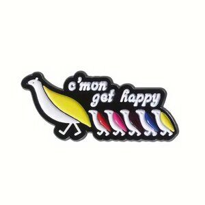 Partridge Family Collectible Enamel Pin - c'mon get happy - NEW!